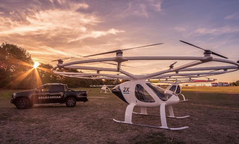 The Volocopter has been explicitly tailored to the inner-city mission.