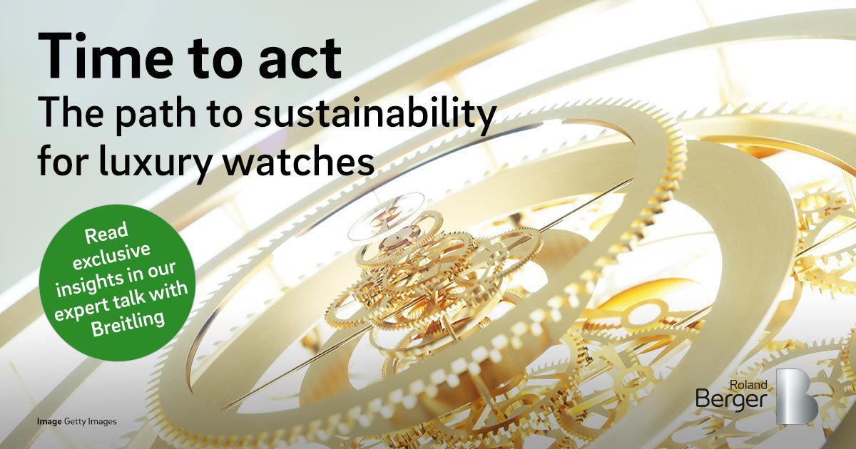 Sustainability and climate action – Time to act in the luxury watch ...