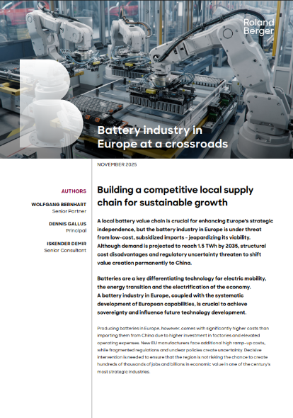 Two outlooks for the future of battery manufacturing in Europe