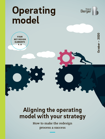 Redesign your operating model: Successfully linking strategy and execution
