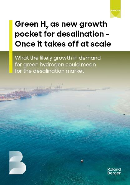 Green hydrogen as new growth pocket for desalination - Once it takes off at scal