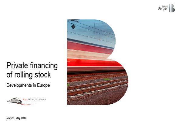 Rolling stock: Growth of private financing continues 