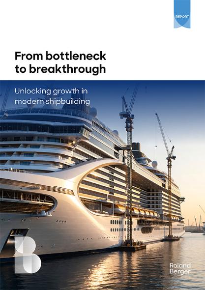 From bottleneck to breakthrough in modern shipbuilding