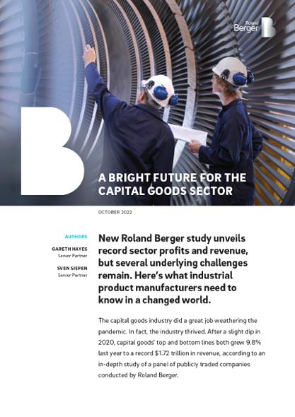 A bright future for the capital goods sector 