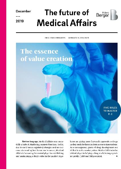The Future of Medical Affairs: Creating value as never before