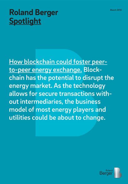 Blockchain to spark energy market makeover