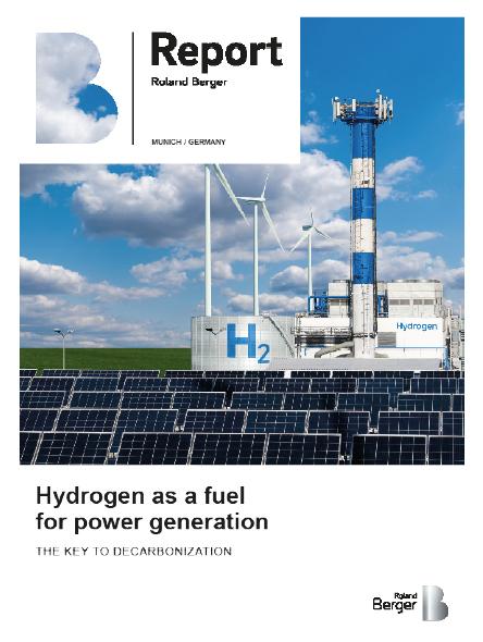 The role of hydrogen as fuel for power generation